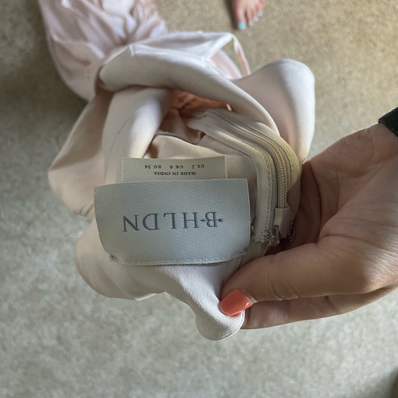 Anthropologie BHLDN Bridesmaid Dress Blush Pink - Picture 7 of 9